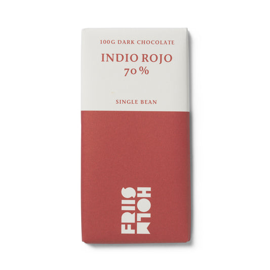 Indio Rojo 70 %, 100 g.