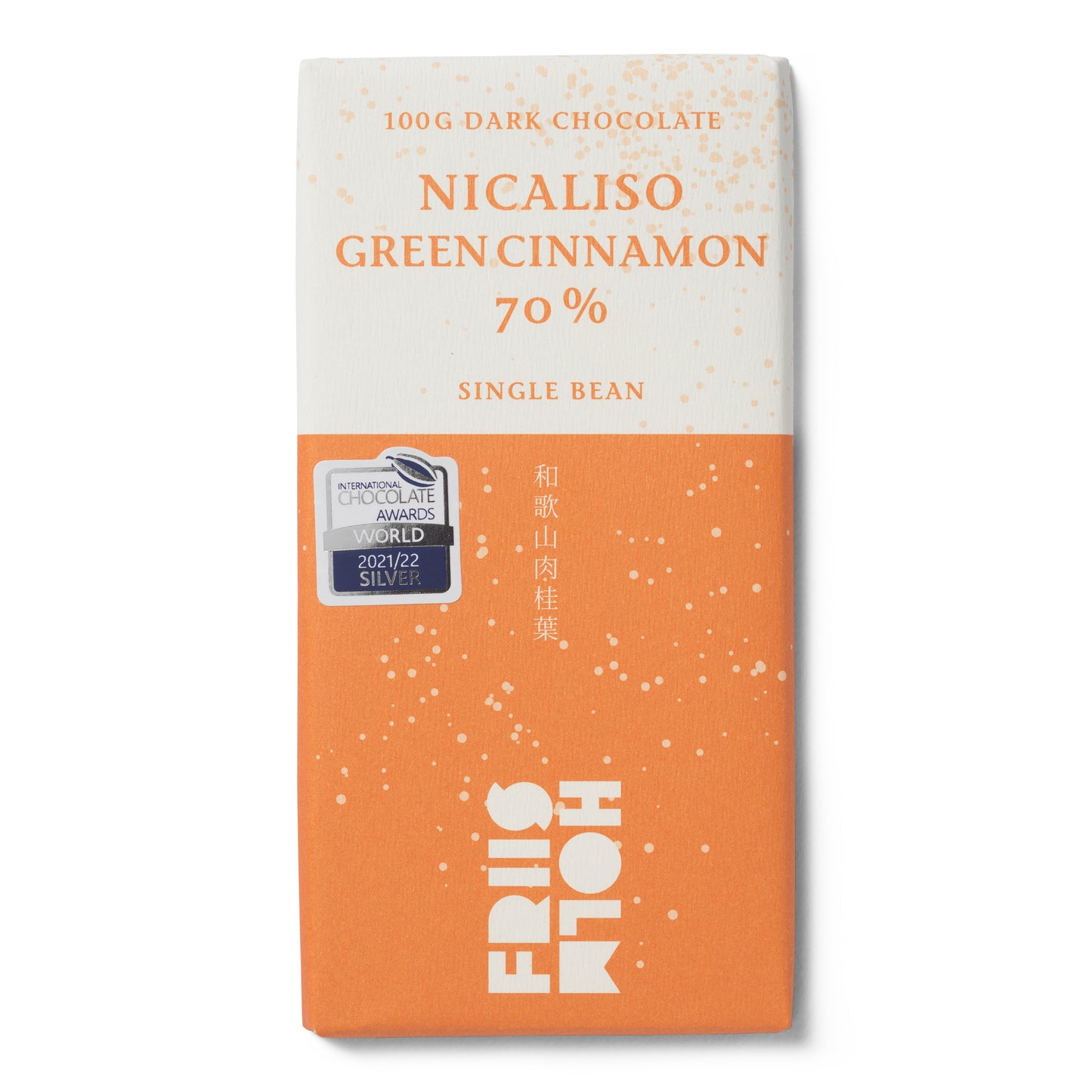 Nicaliso Green Cinnamon 70 %, 100 g.
