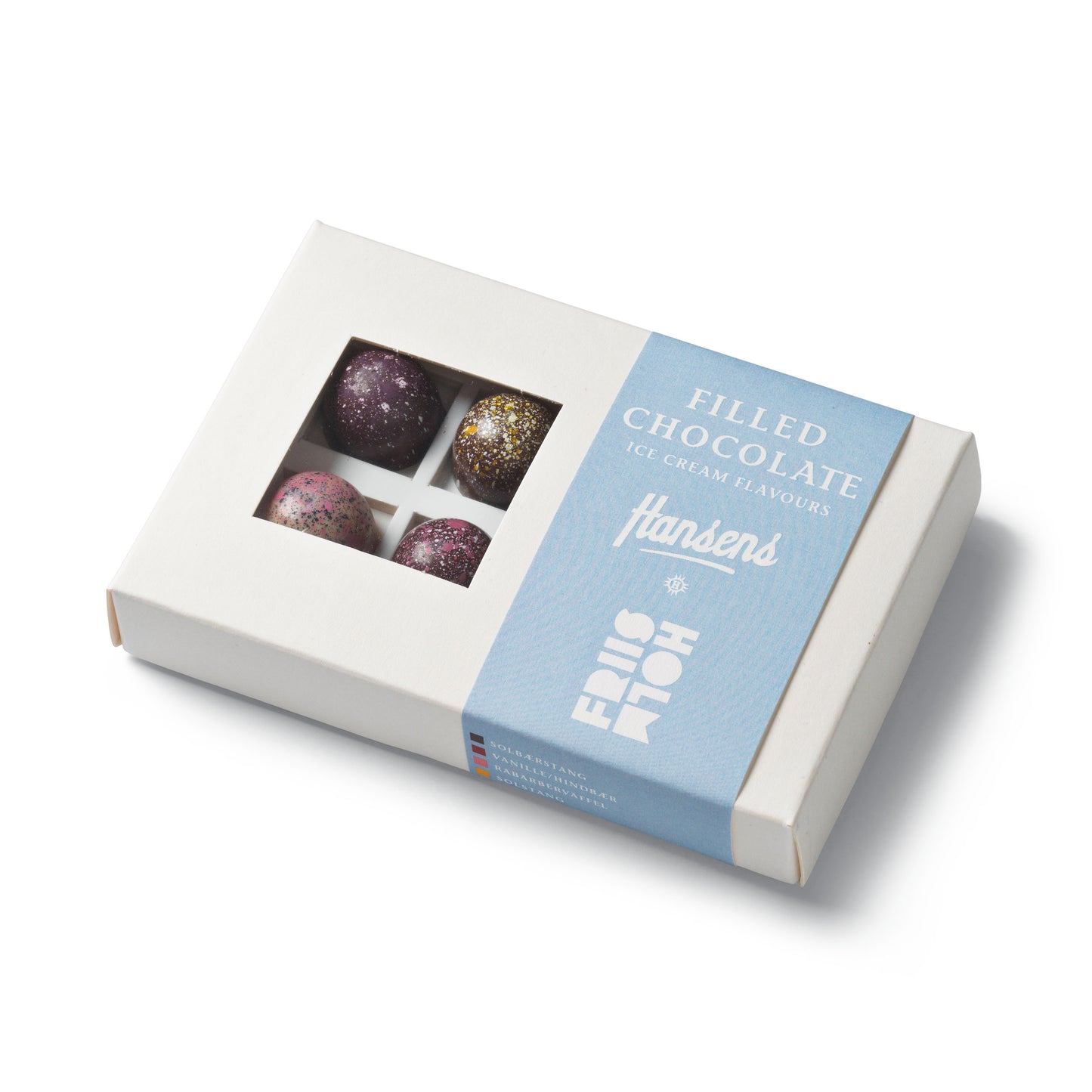 Filled Chocolate Hansens, 8 pcs.
