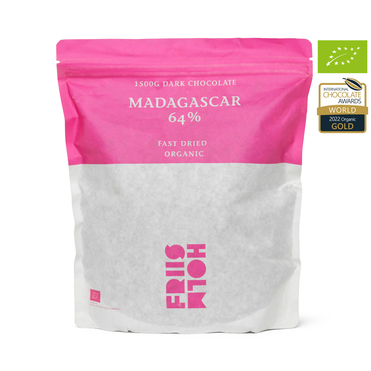 Madagascar 64% Fast Dried, 1500 g. ØKO. DK-ØKO-100. IKKE-EU-JORDBRUG
