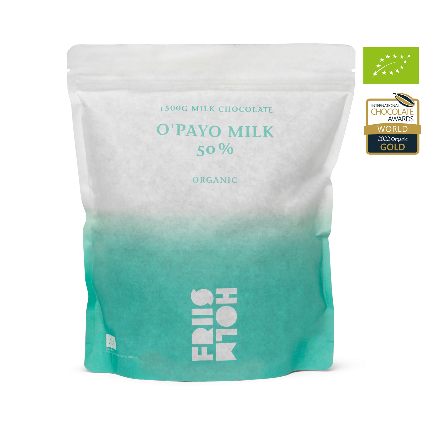 O'Payo Milk 50%, 1500 g. ØKO DK-ØKO-100. IKKE-EU-JORDBRUG