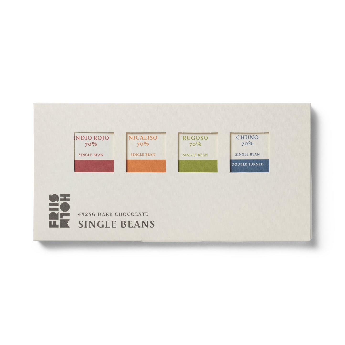 Selection Single Beans 70%, 4 x 25 g.