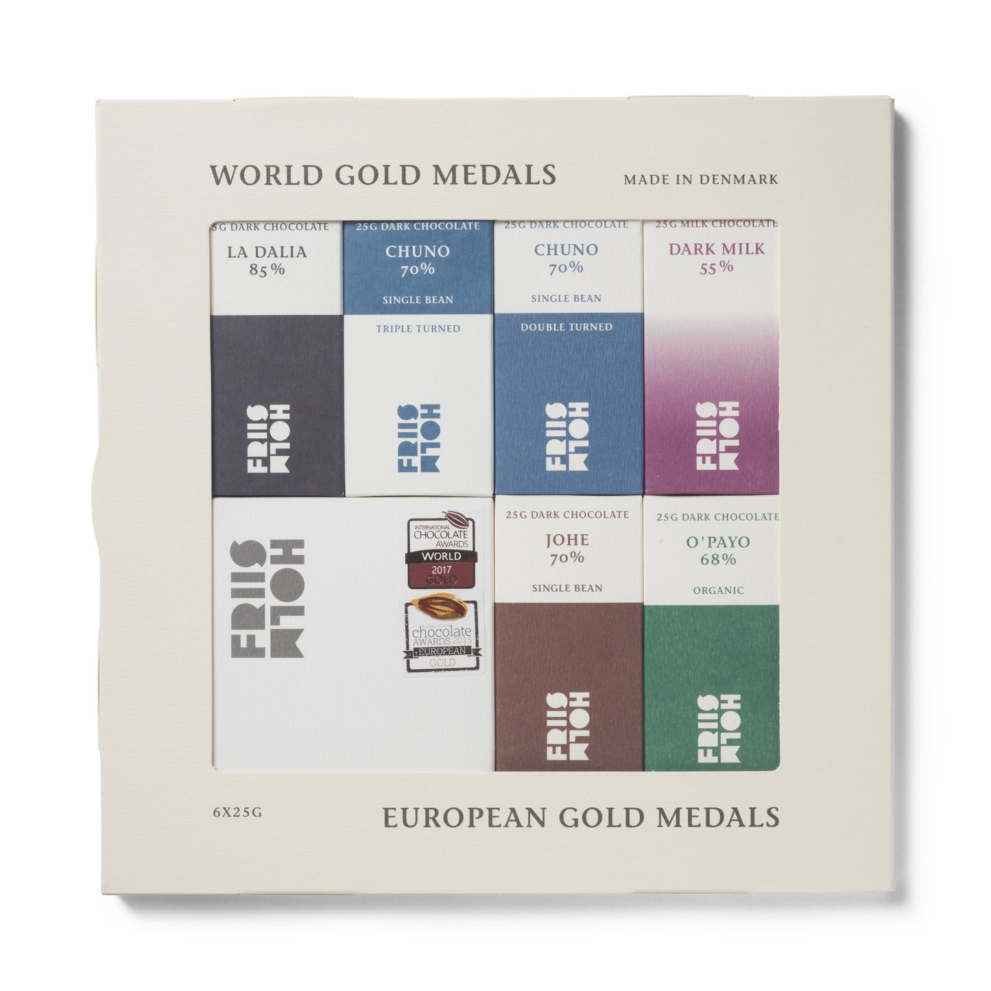 Selection World Gold Winners, 6 x 25 g.