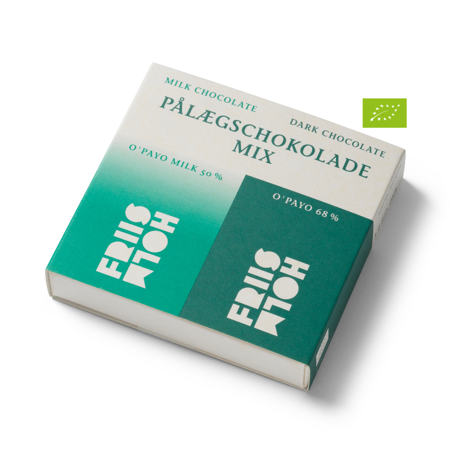 O'Payo Pålægschokolade Mix, 112 g. Økologisk. DK-ØKO-100. IKKE-EU-JORDBRUG